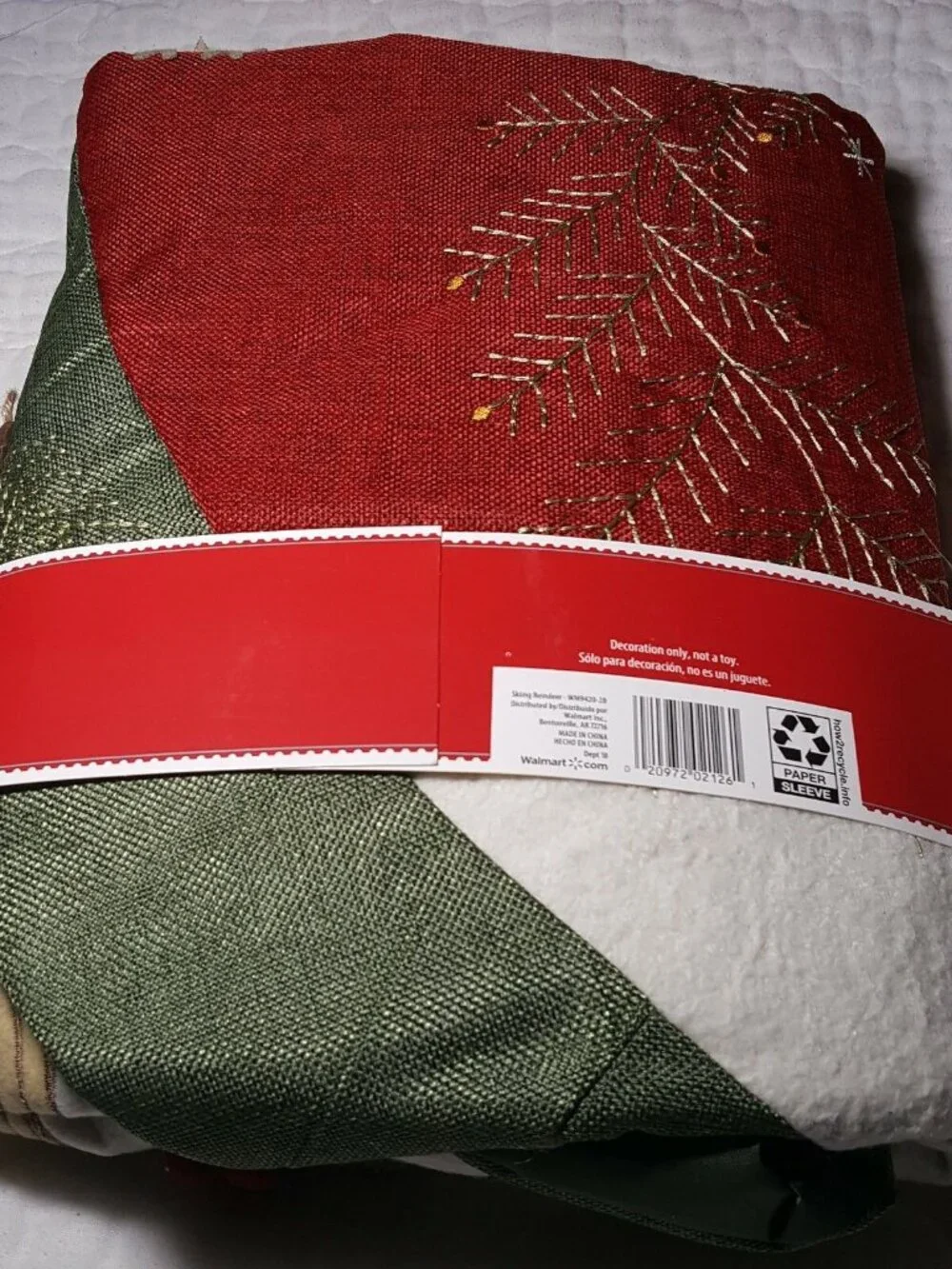 Reindeer Or Snowman Christmas Tree Skirt 3D 48
